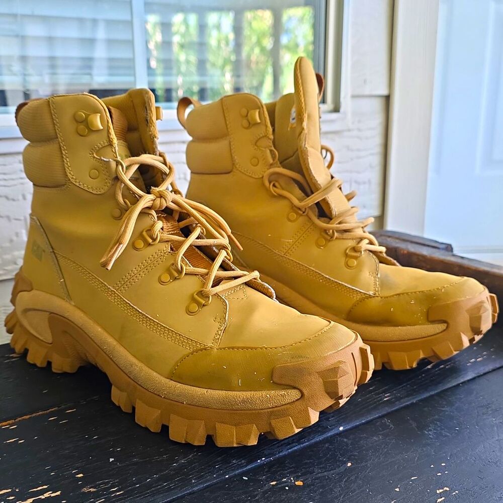CATerpiller Trespass Men's Tan Work Boots Size 13 Medium Width (D/M) Y2K Style